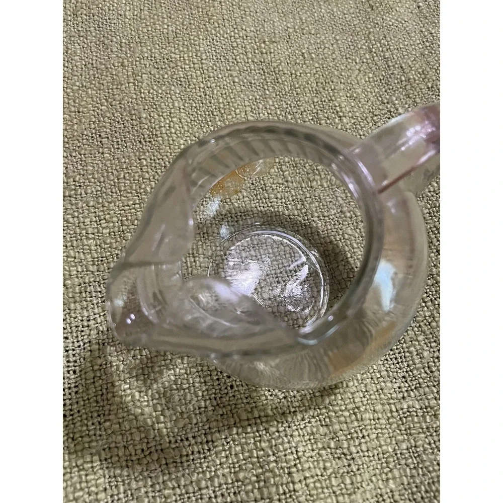 Vintage 1960's Anchor‎ Hocking Tilted Ball Orange Juice Pitcher